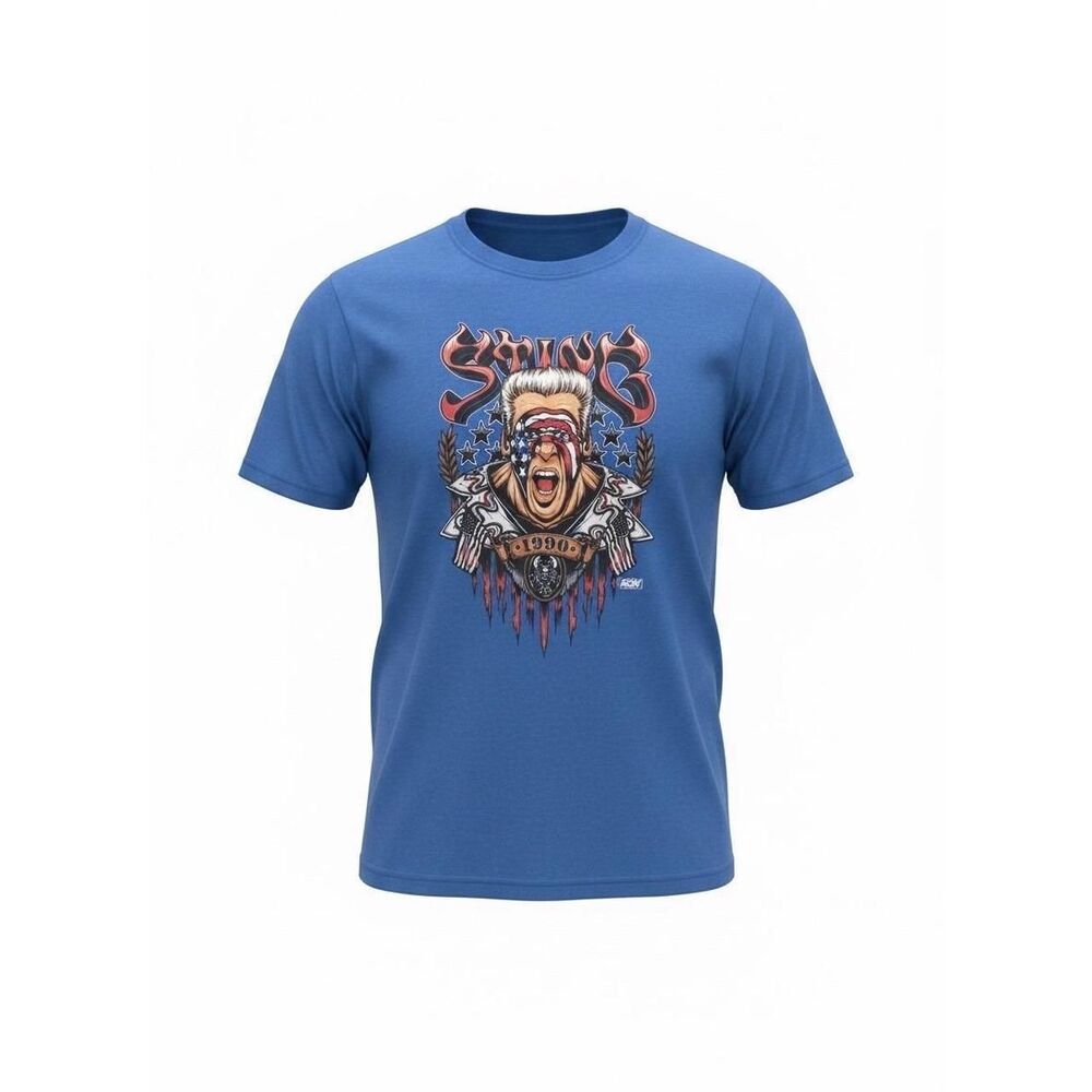 Awake Men's Blue T-shirt